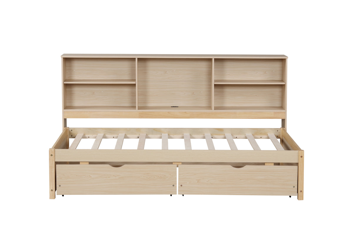 twin-size-bed-frame-with-side-bookshelves-two-drawers-and-built-in-usb-port-natural-color