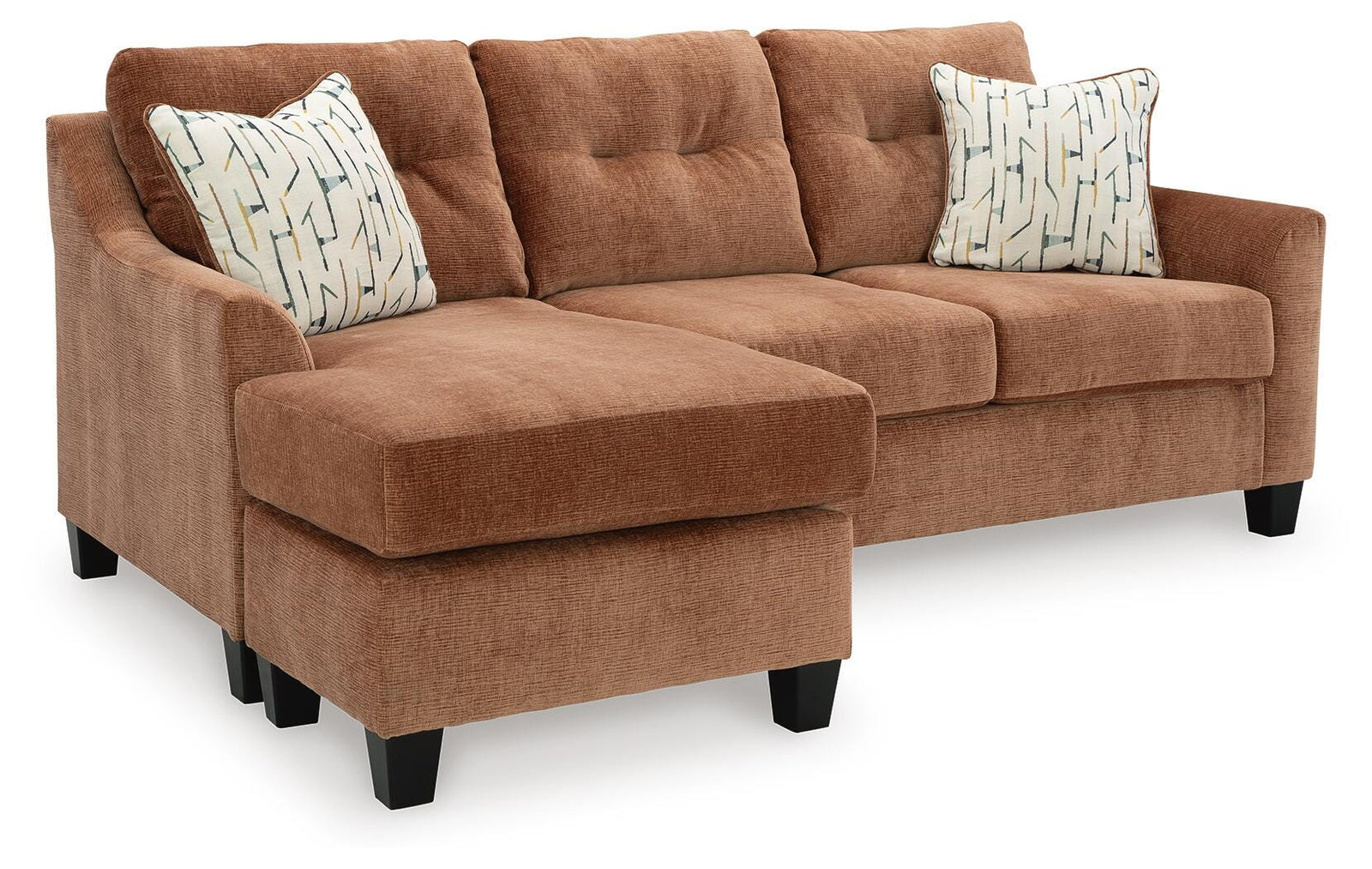 Amity Bay Queen Sofa Chaise Sleeper - Orange (1)