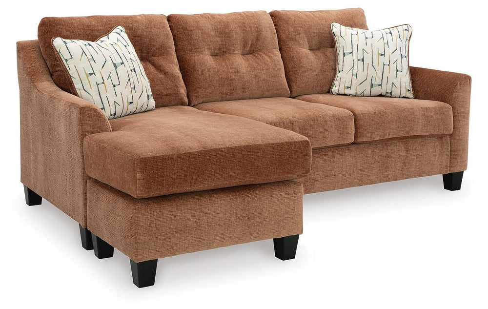 Amity Bay Queen Sofa Chaise Sleeper - Orange (1)