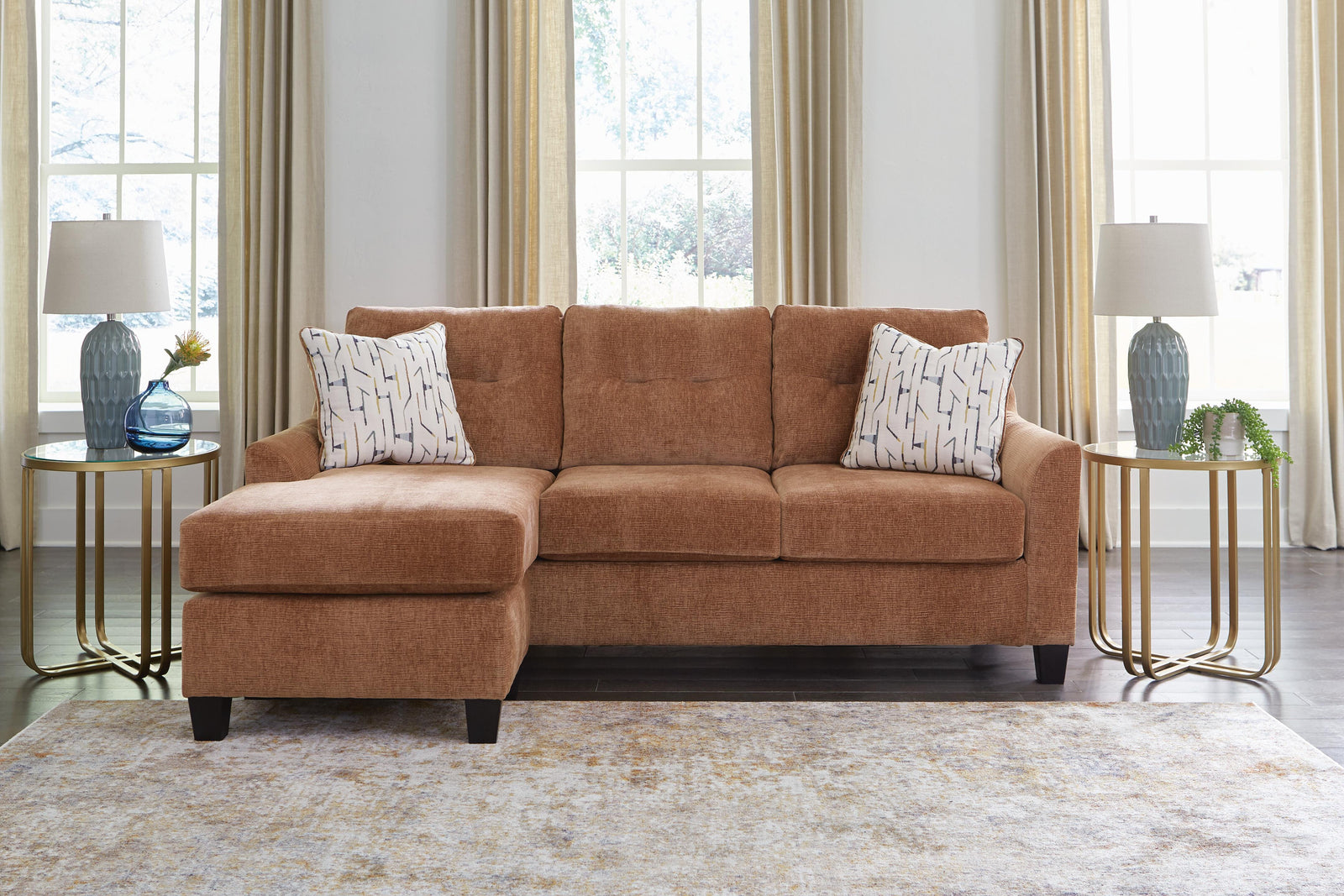 Amity Bay Sofa Chaise - Orange (2)