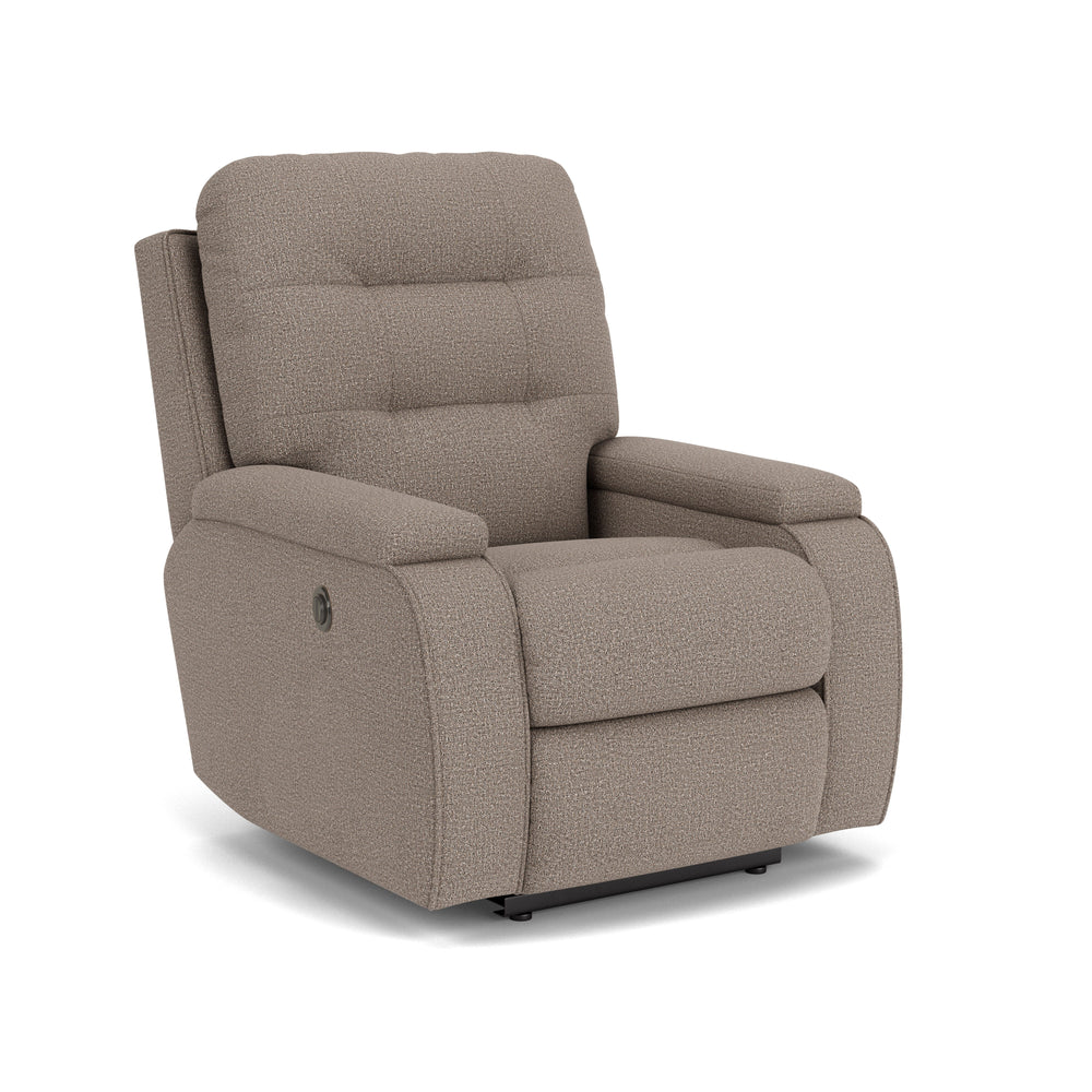Kerrie Power Recliner Light Brown
