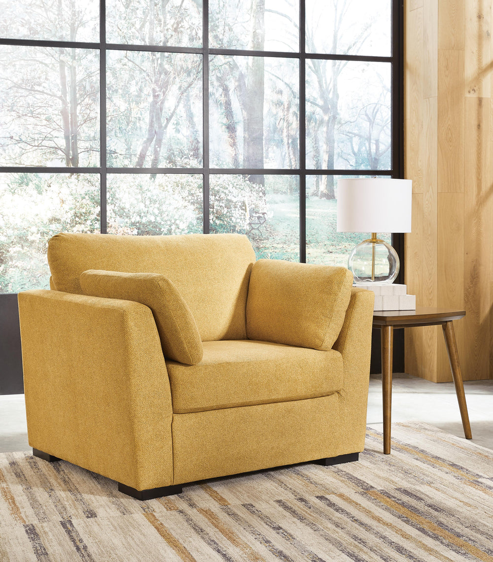 Keerwick Oversized Chair - Yellow (2)