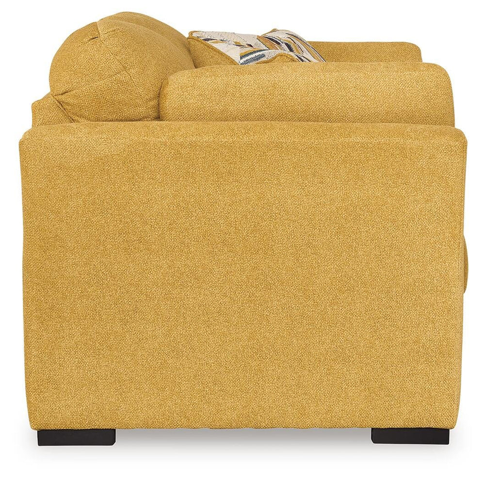 Keerwick Loveseat - Yellow (5)