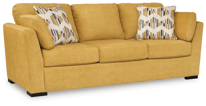 Keerwick Queen Sofa Sleeper - Yellow (1)