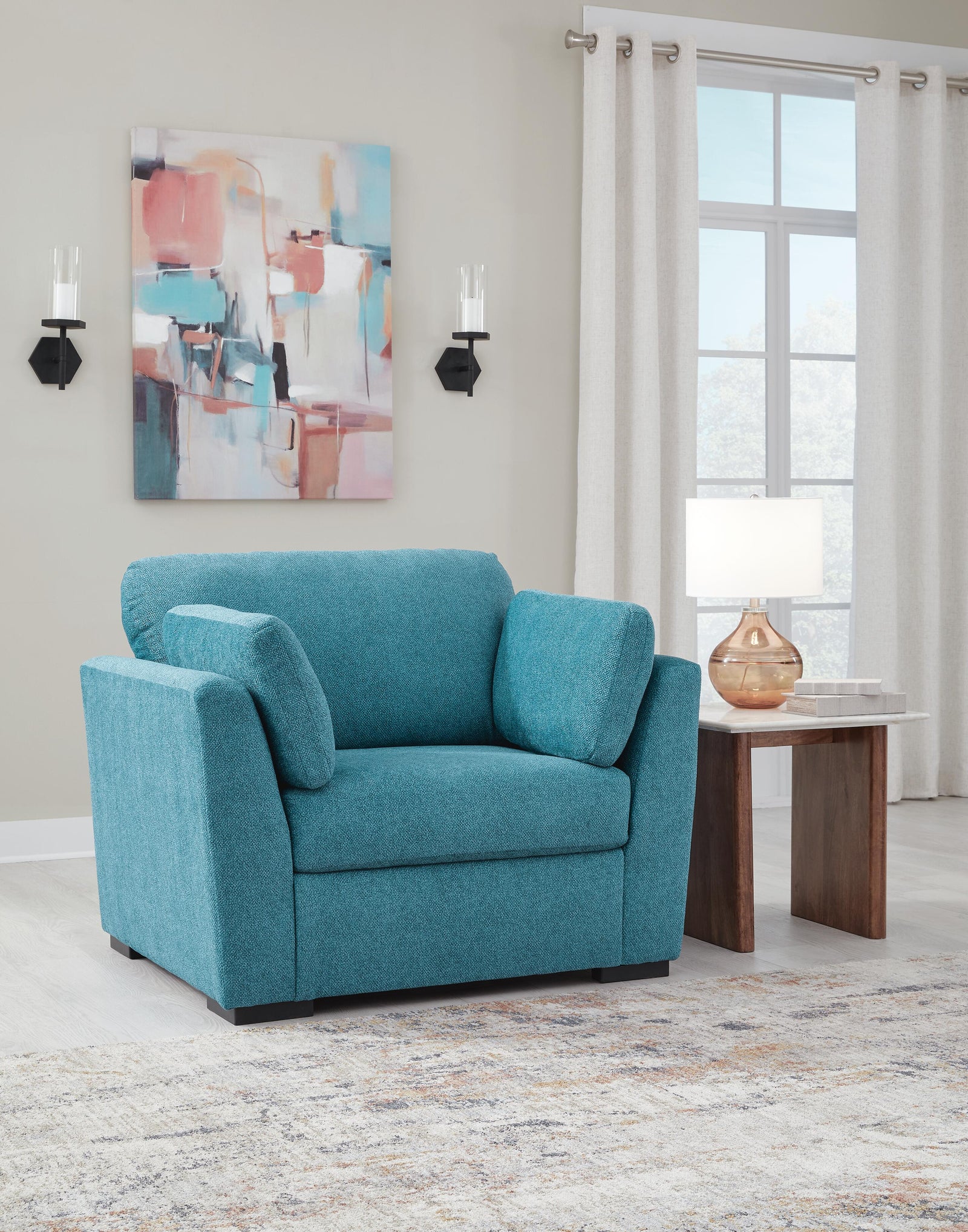Keerwick Oversized Chair - Light Blue (2)