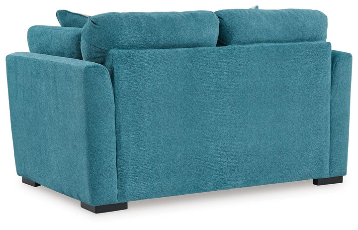 Keerwick Loveseat - Light Blue (5)