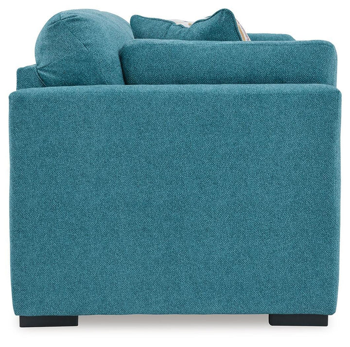 Keerwick Loveseat - Light Blue (4)