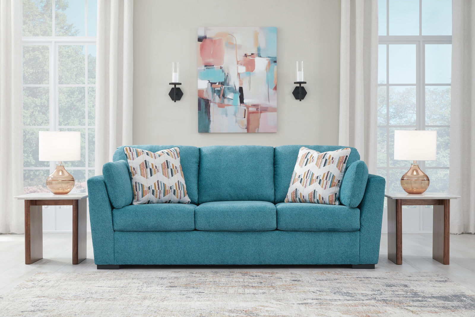 Keerwick Sofa - Light Blue (2)