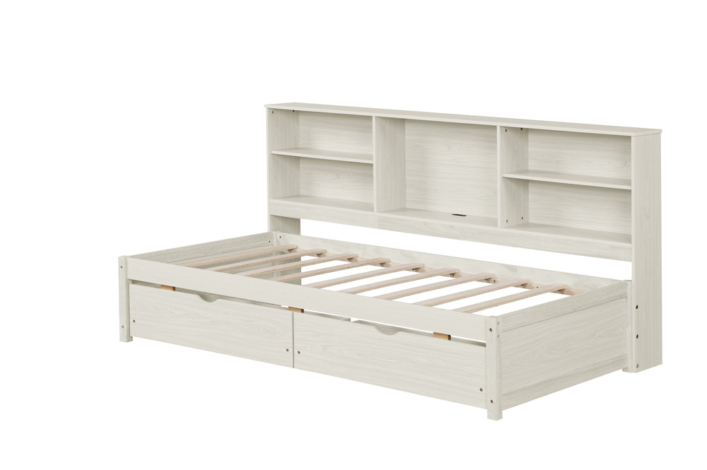 twin-size-bed-frame-with-side-bookshelves-two-drawers-and-built-in-usb-port-creamy-white-color