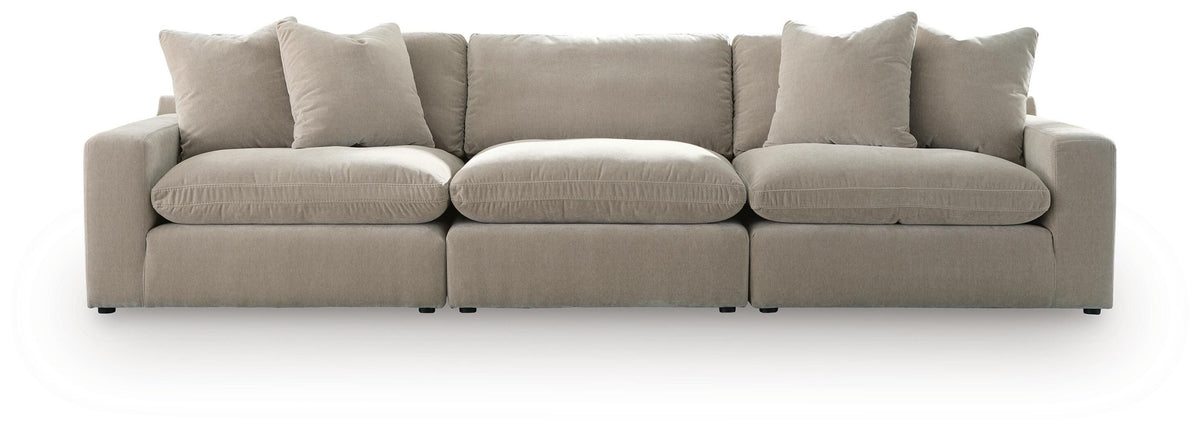 Maxton Heights 3-Piece Sectional Sofa - Pebble (1)