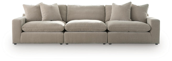 Maxton Heights 3-Piece Sectional Sofa - Pebble (1)