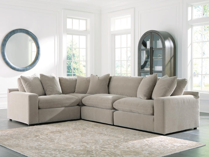 Maxton Heights 4-Piece Sectional - Pebble (2)