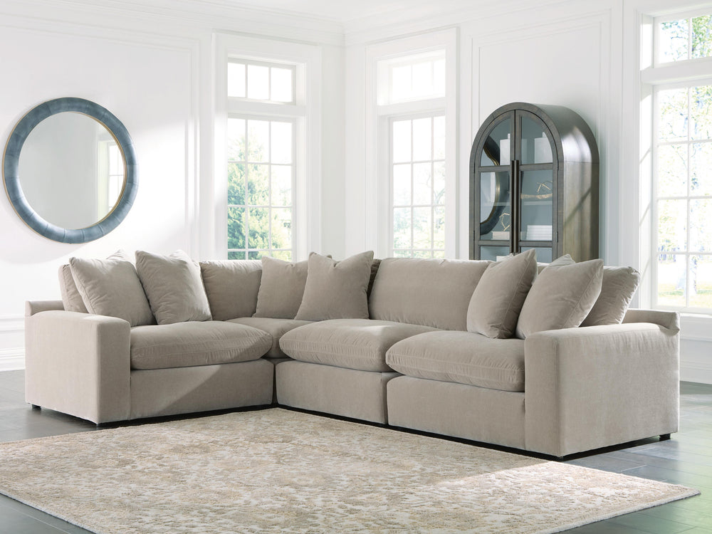 Maxton Heights 4-Piece Sectional - Pebble (2)