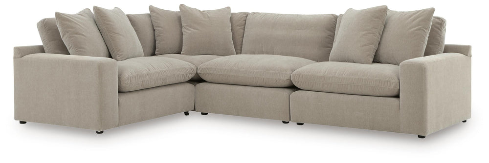 Maxton Heights 4-Piece Sectional - Pebble (1)
