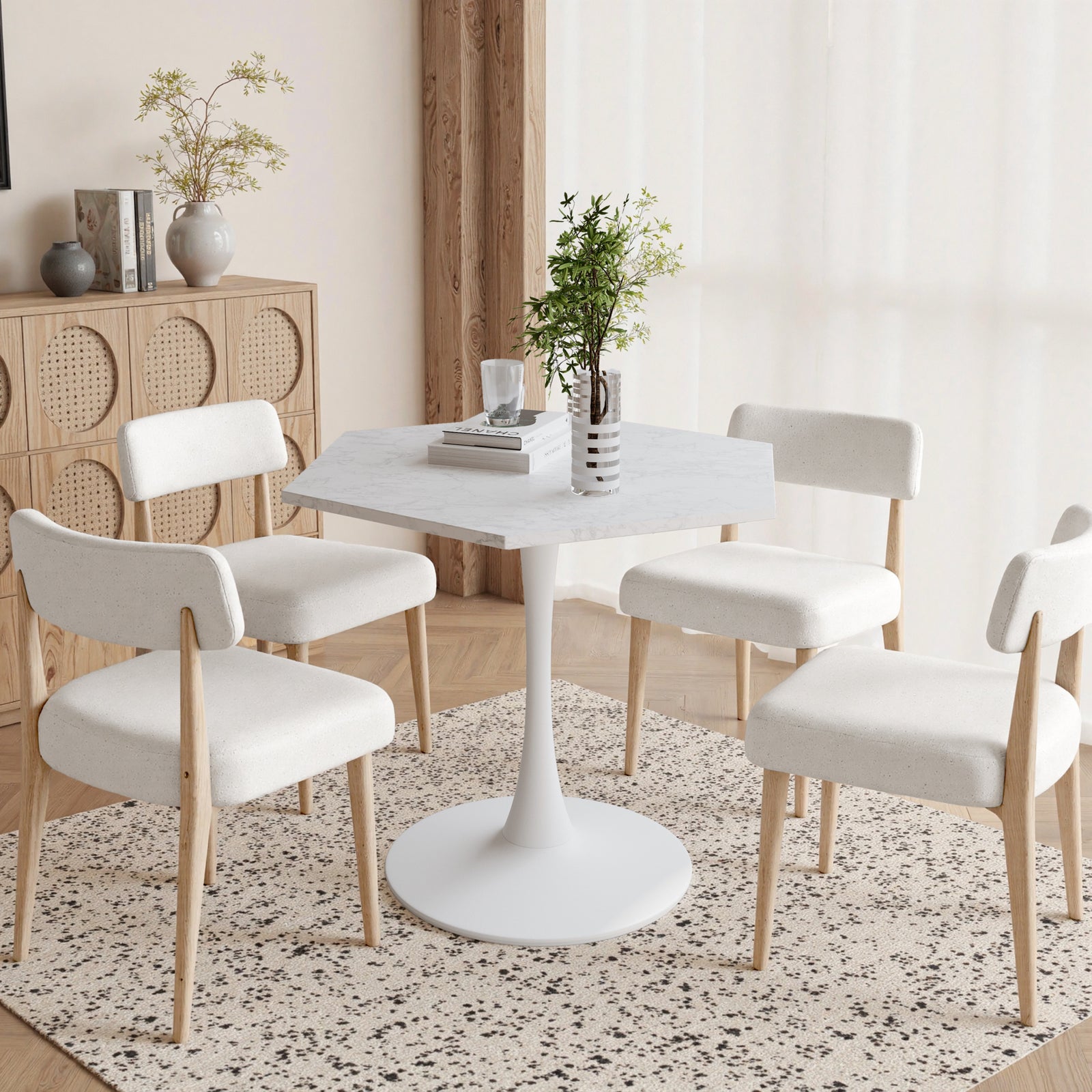 modern-hexagonal-coffee-table-with-white-printed-marble-top-and-metal-base