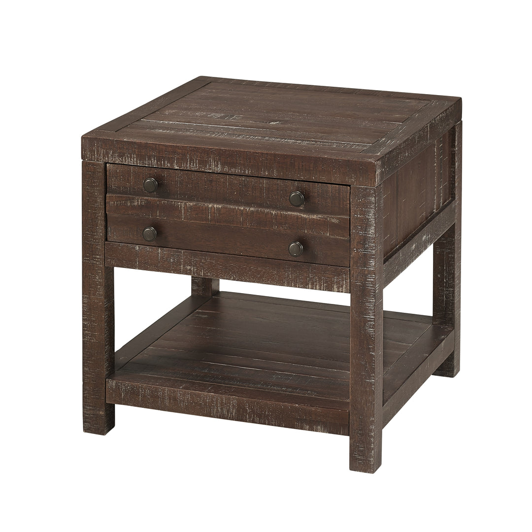 Modus Furniture 8T0622 Townsend Solid Wood Side Table In Java
