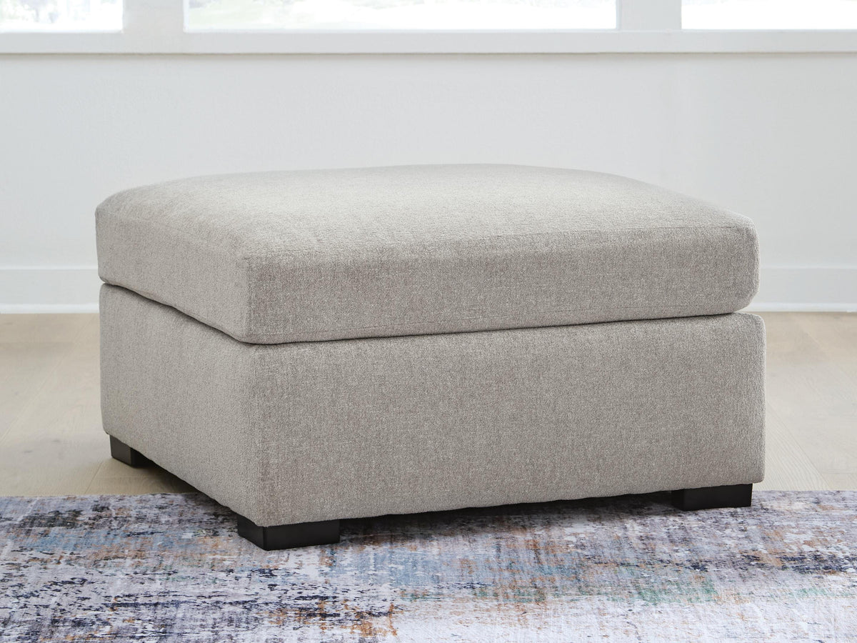 ModMax Luxe Oversized Accent Ottoman - Flint (2)