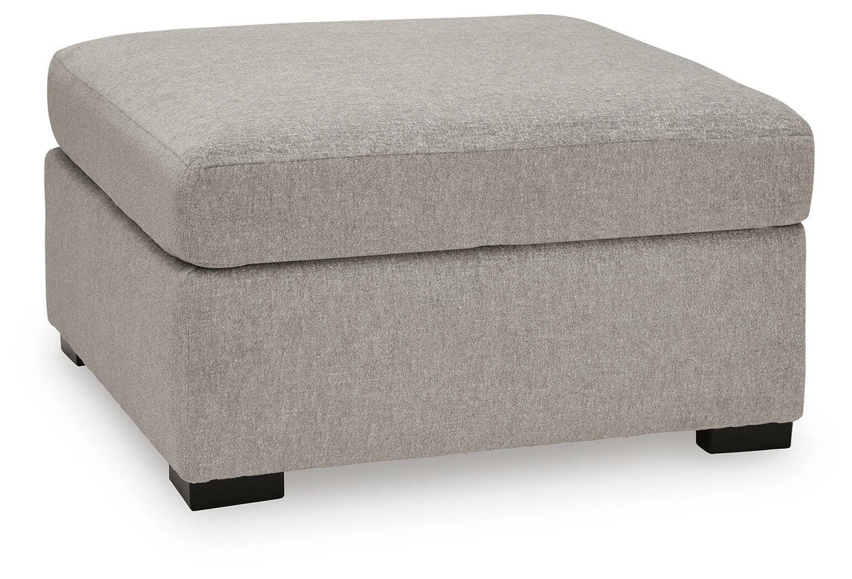 ModMax Luxe Oversized Accent Ottoman - Flint (1)