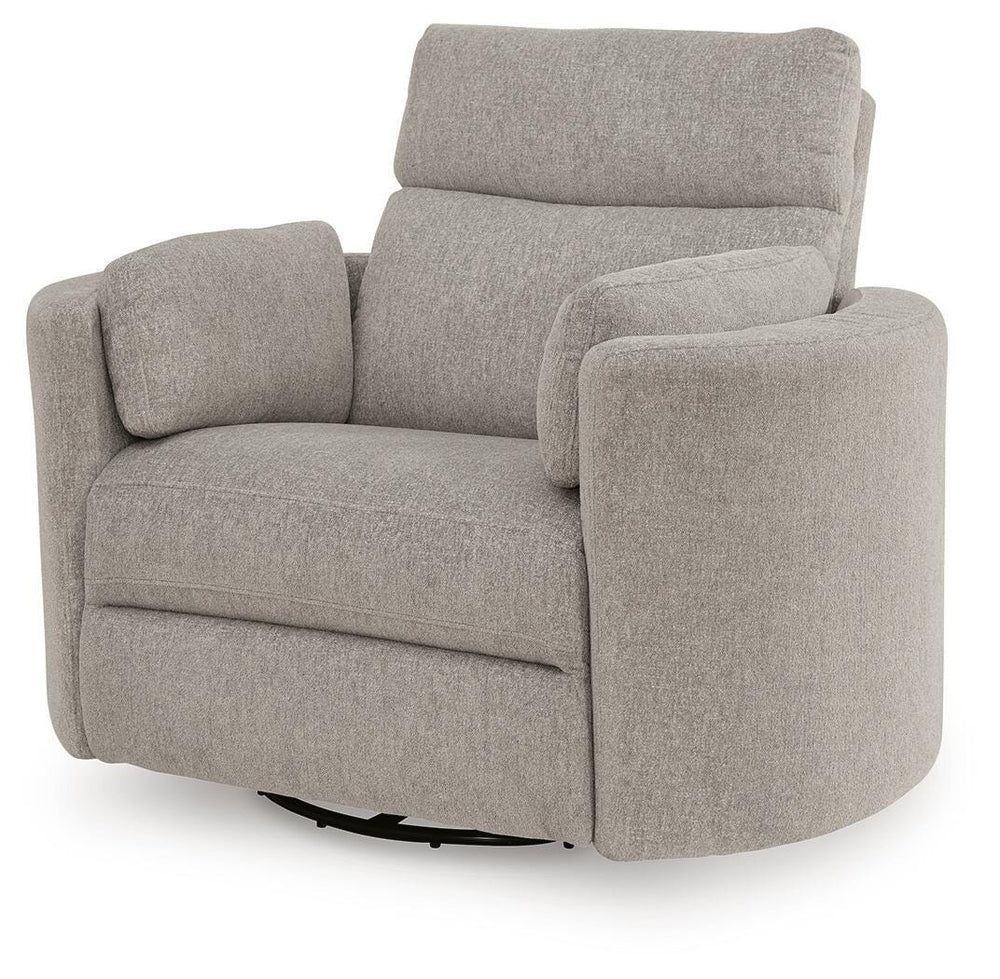 ModMax Luxe Swivel Glider Power Recliner - Flint (5)