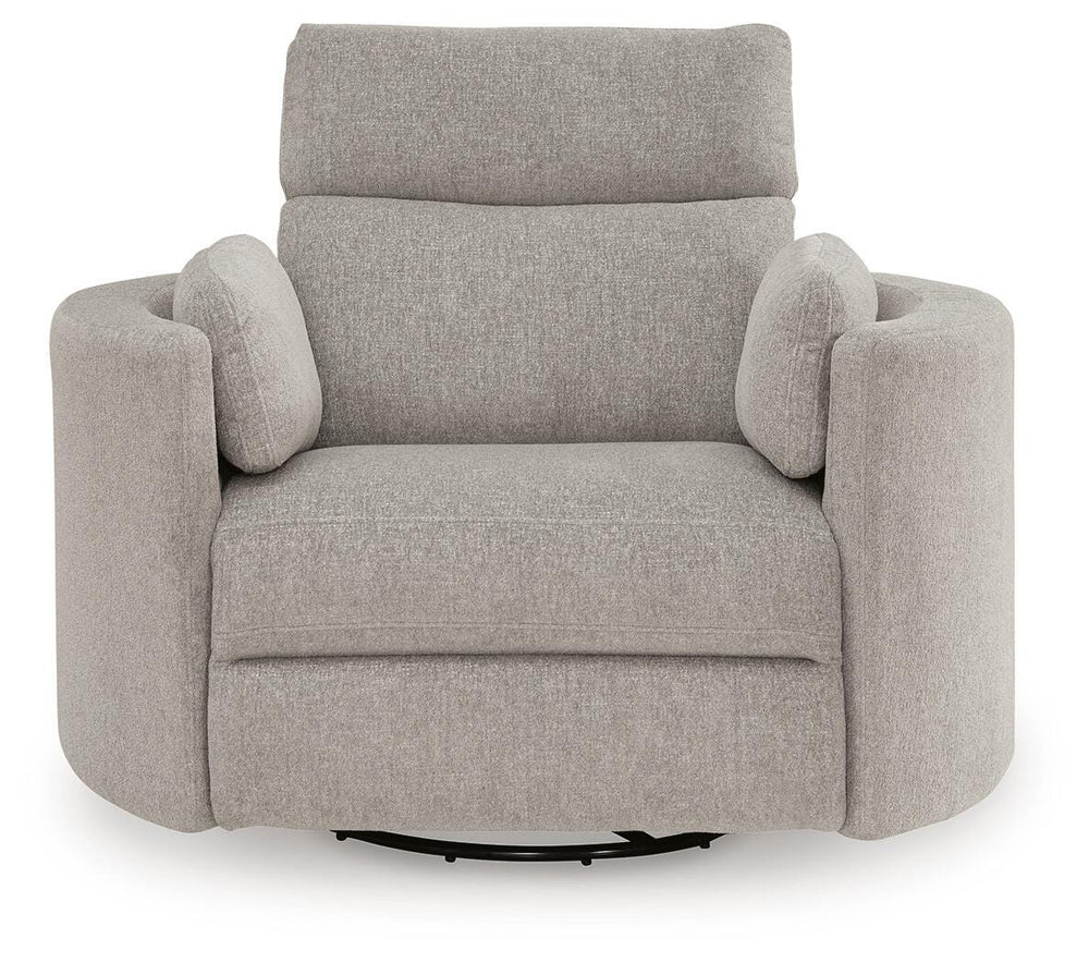 ModMax Luxe Swivel Glider Power Recliner - Flint (4)
