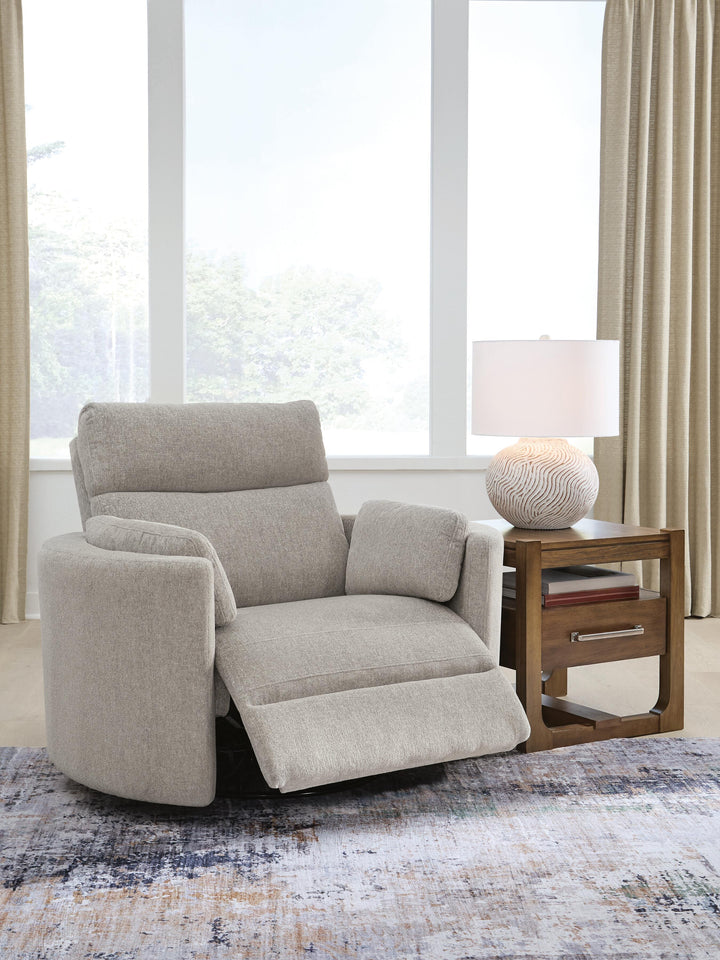 ModMax Luxe Swivel Glider Power Recliner - Flint (7)