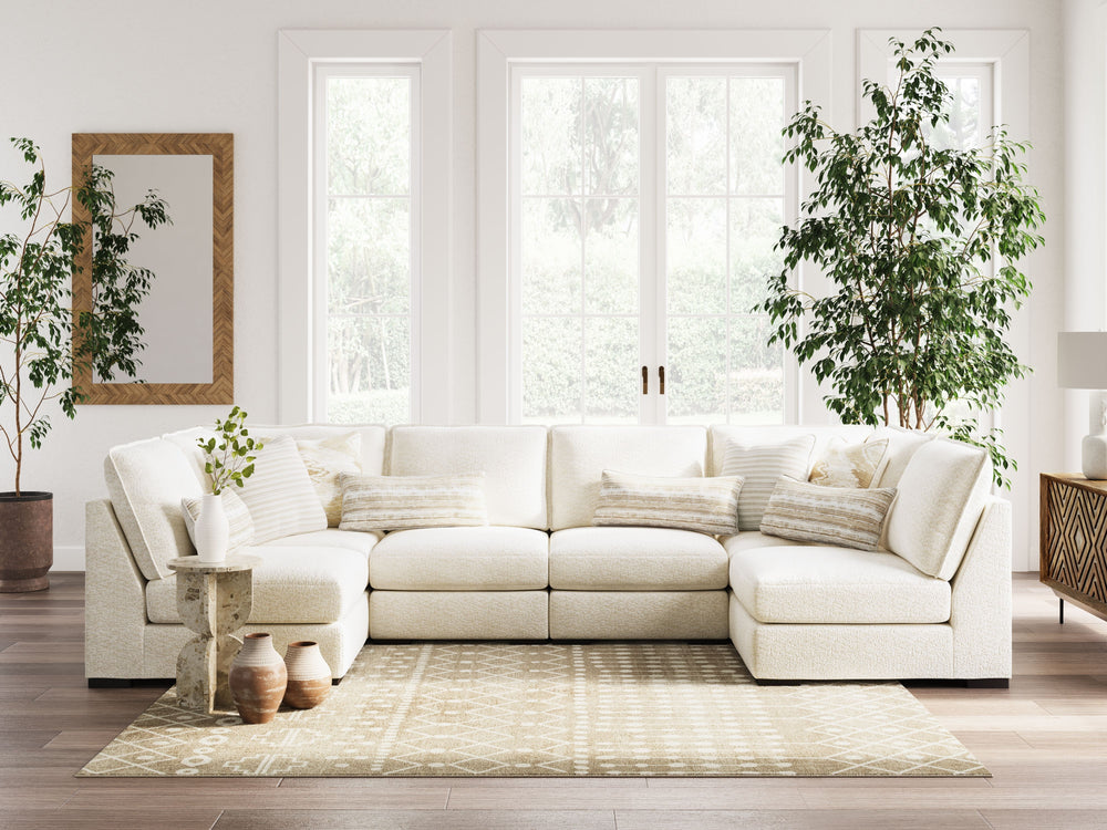 Donelson Creek - 6-Piece Sectional - Vanilla by Ashley Furniture product image