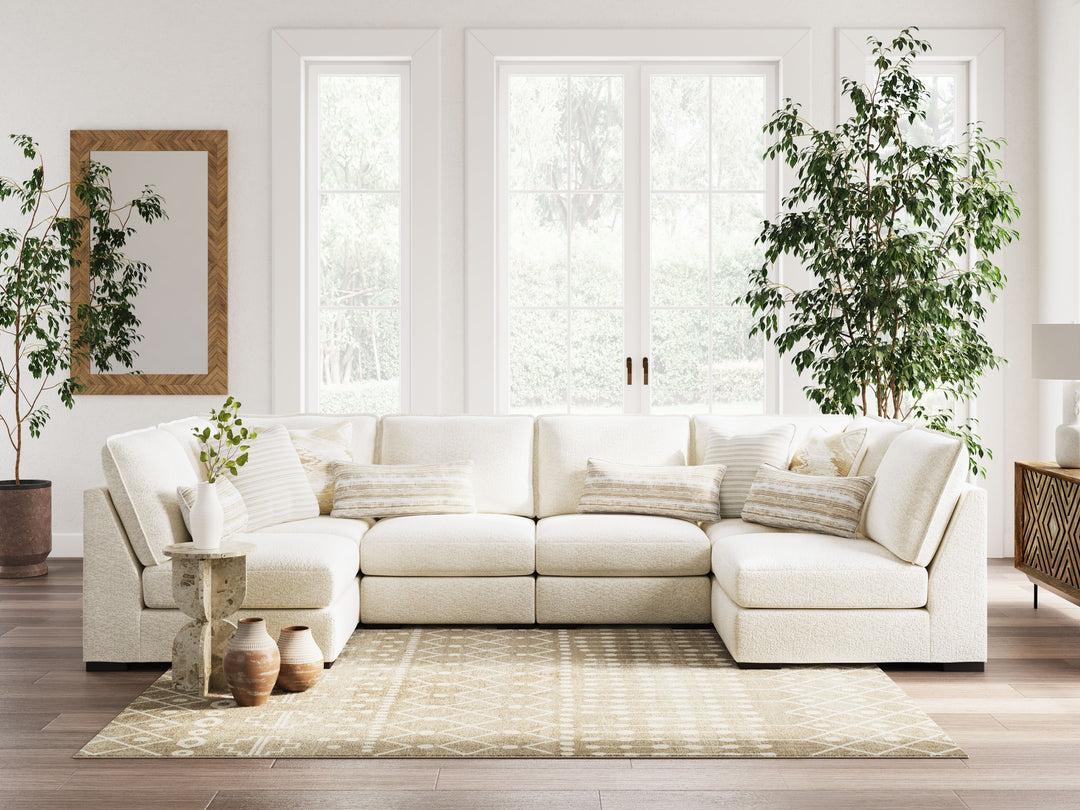 Donelson Creek - 6-Piece Sectional - Vanilla by Ashley Furniture product image