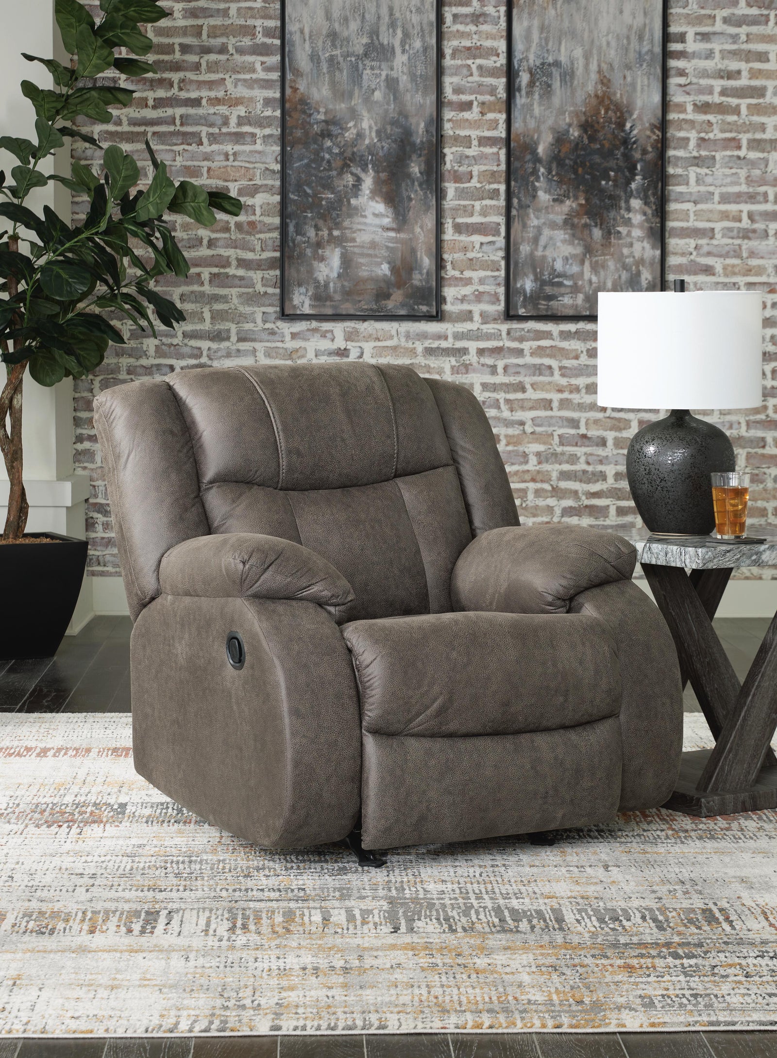 First Base Recliner - Dark Gray (2)