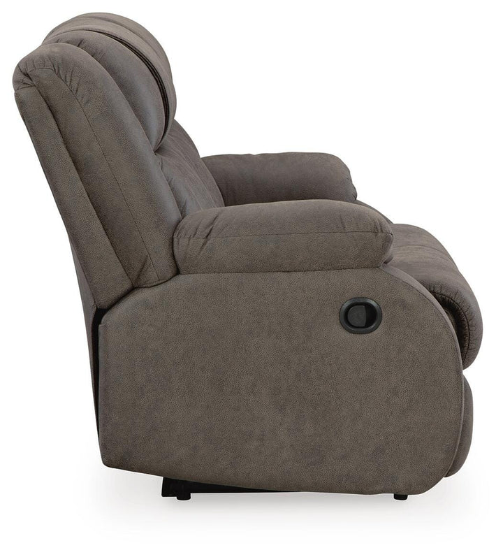 First Base Reclining Loveseat - Dark Gray (5)