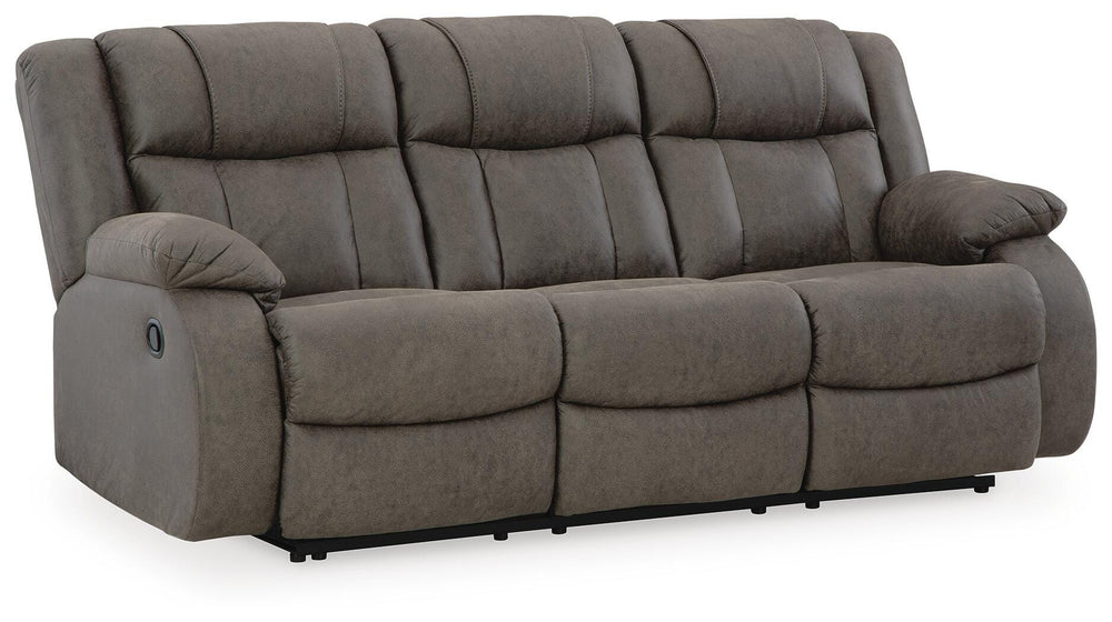 First Base Reclining Sofa - Dark Gray (3)