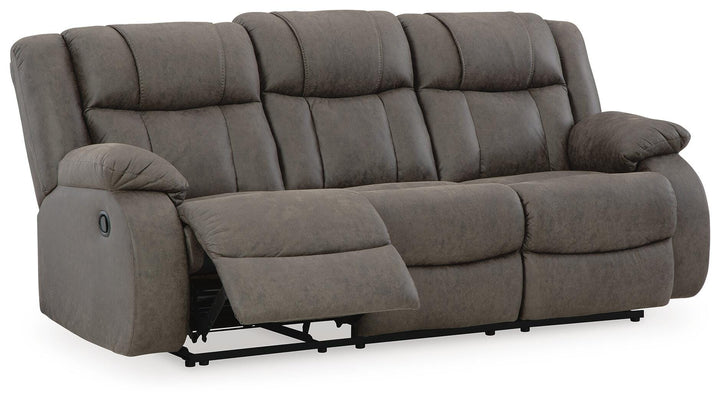 First Base Reclining Sofa - Dark Gray (4)