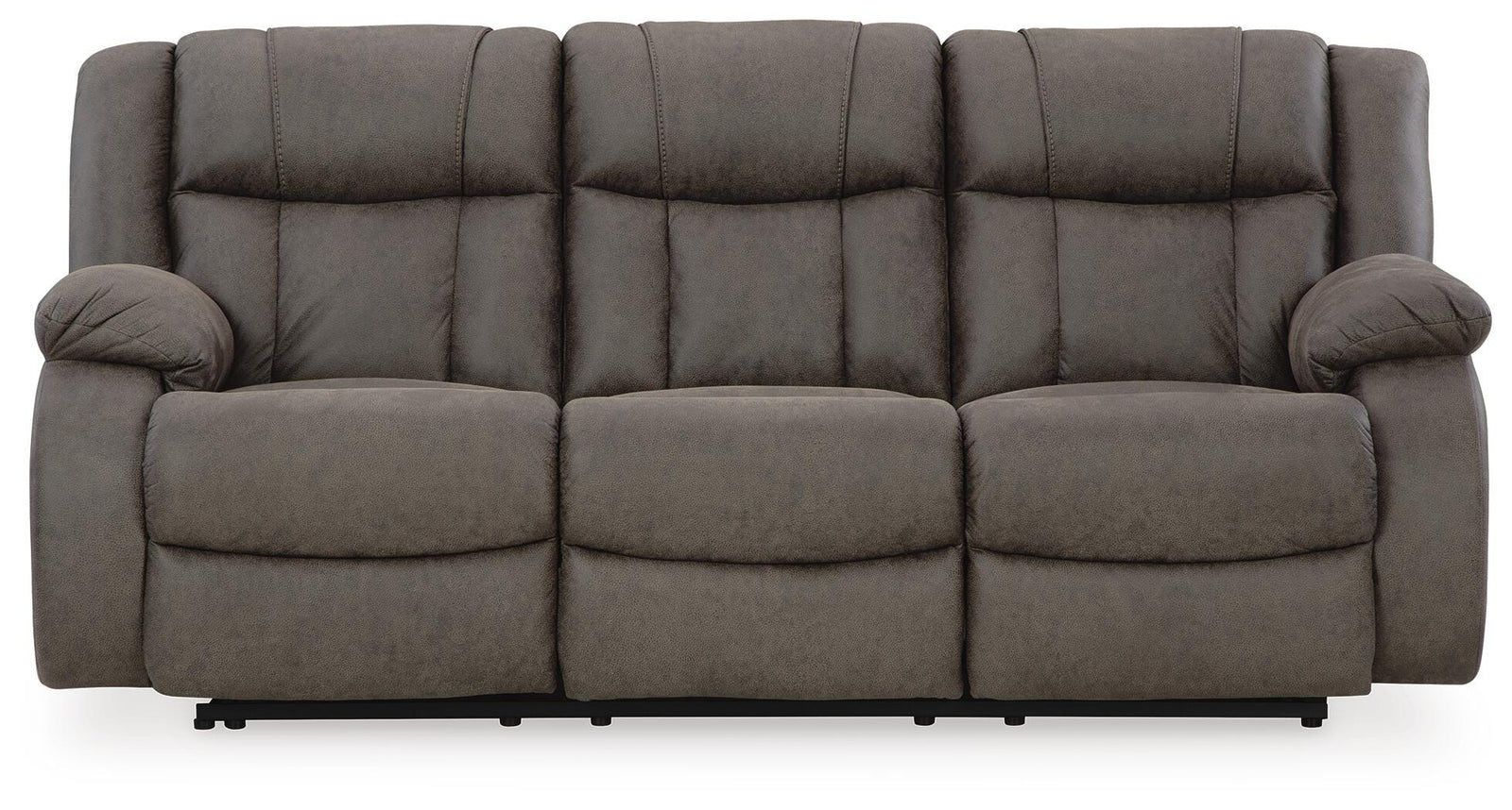 First Base Reclining Sofa - Dark Gray (1)