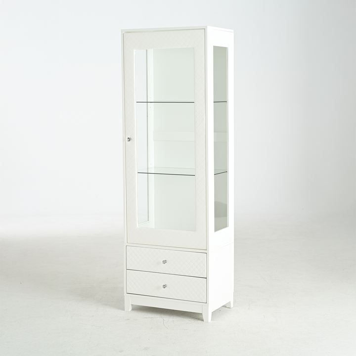 modern-upholstered-glass-display-cabinet-with-adjustable-led-light-in-white