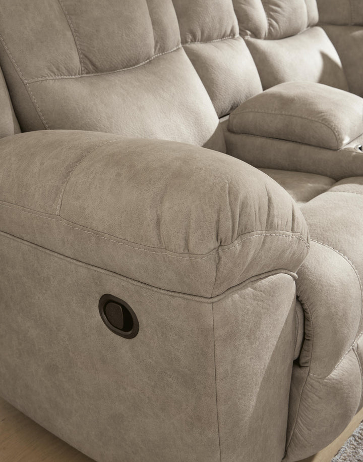 Pearce-Pike 3-Piece Reclining Sectional with Double Console - Birch (2)