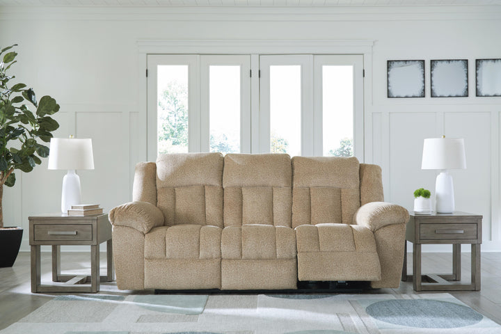 Tip-Off Power Reclining Sofa - Beige (7)
