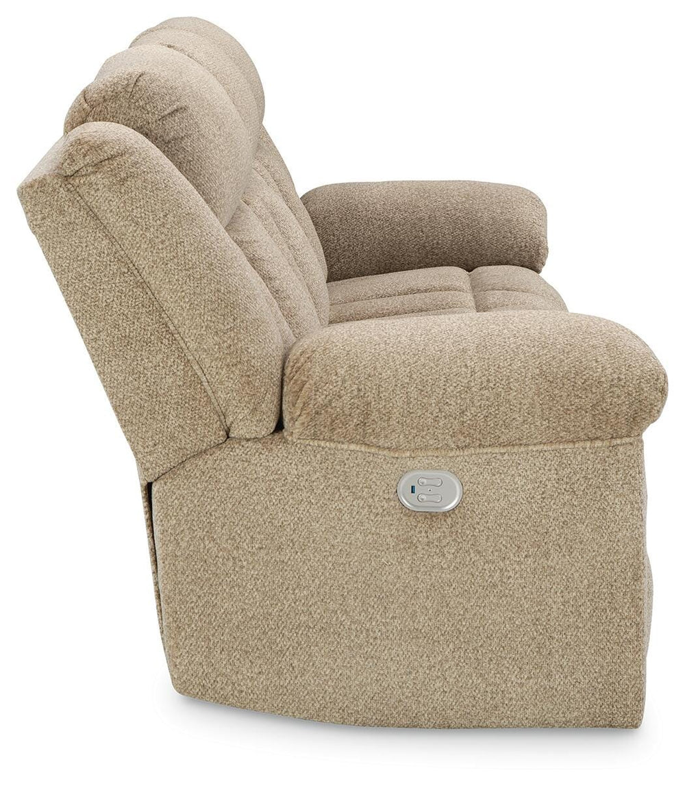 Tip-Off Power Reclining Sofa - Beige (5)
