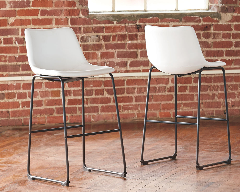 Centiar - Tall UPH Barstool (Set of 2) - White