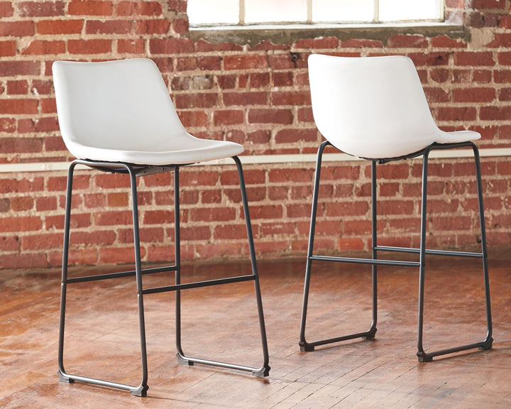 Centiar - Tall UPH Barstool (Set of 2) - White