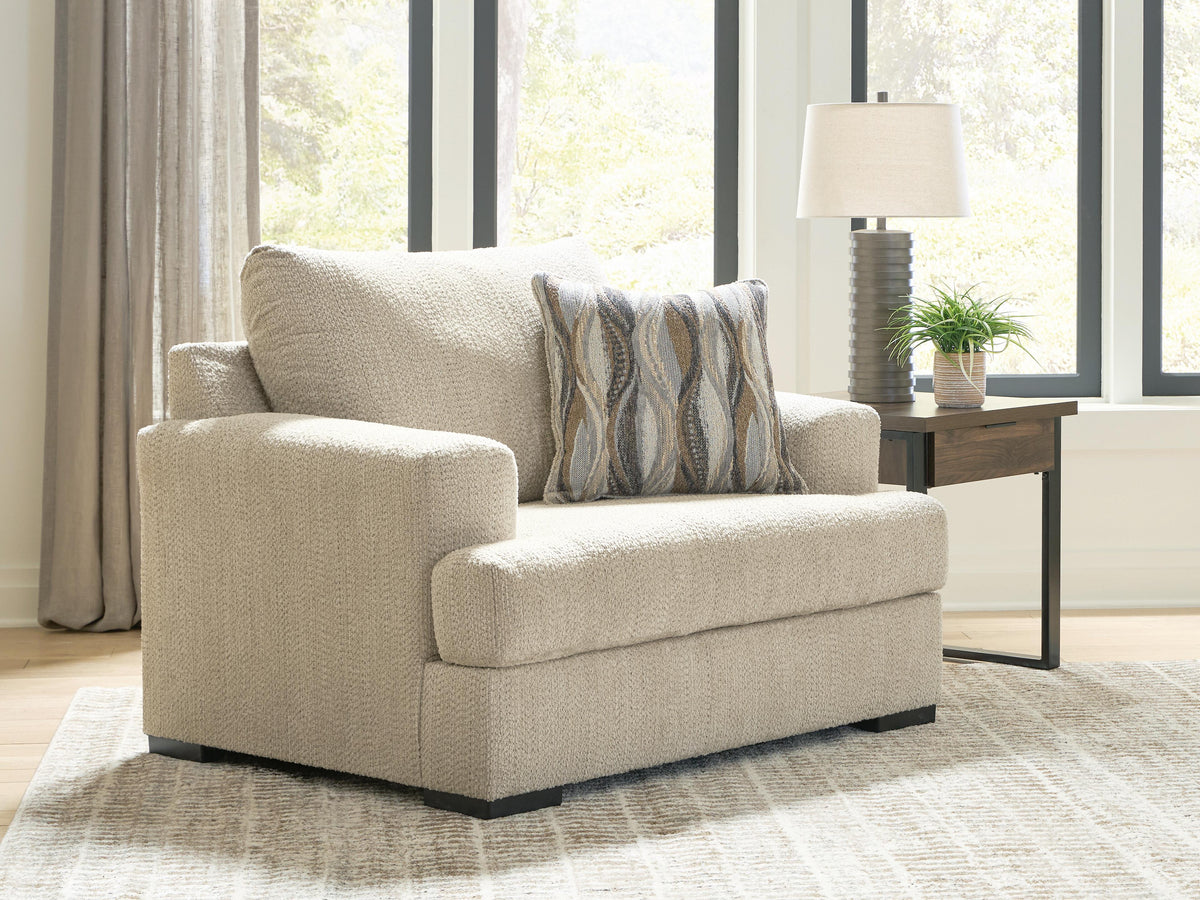 Lofwood Oversized Chair - Oatmeal (2)