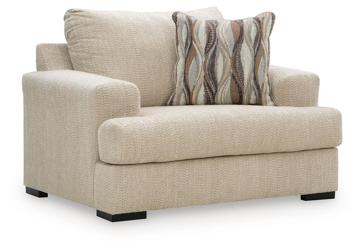 Lofwood Oversized Chair - Oatmeal (1)