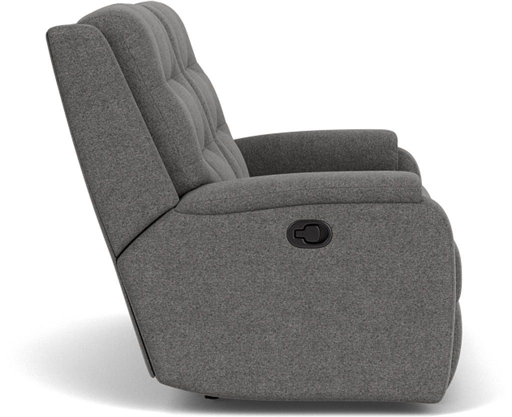 Flexsteel 2810-60 Arlo  Reclining Loveseat  Dark Gray