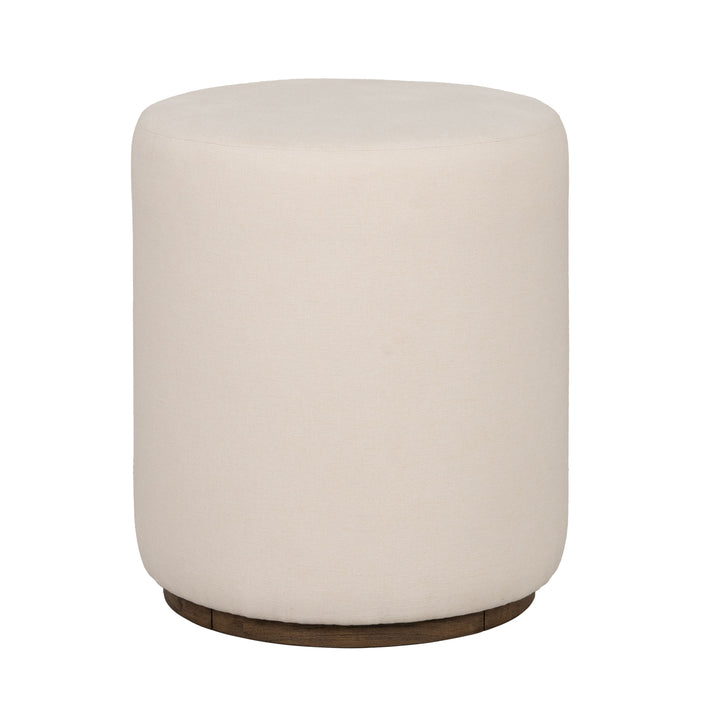 Lyra Fabric Pouf Ottoman