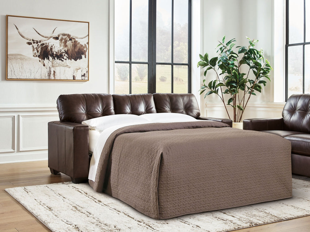 Santorine - Queen Sofa Sleeper - Dark Brown by Ashley Furniture product image