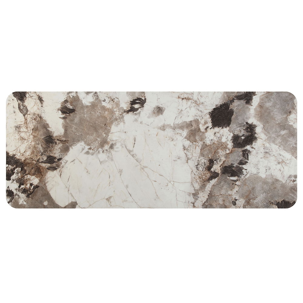 Willene - 94" Dining Table With Ceramic Top - Ceramic Top & Walnut