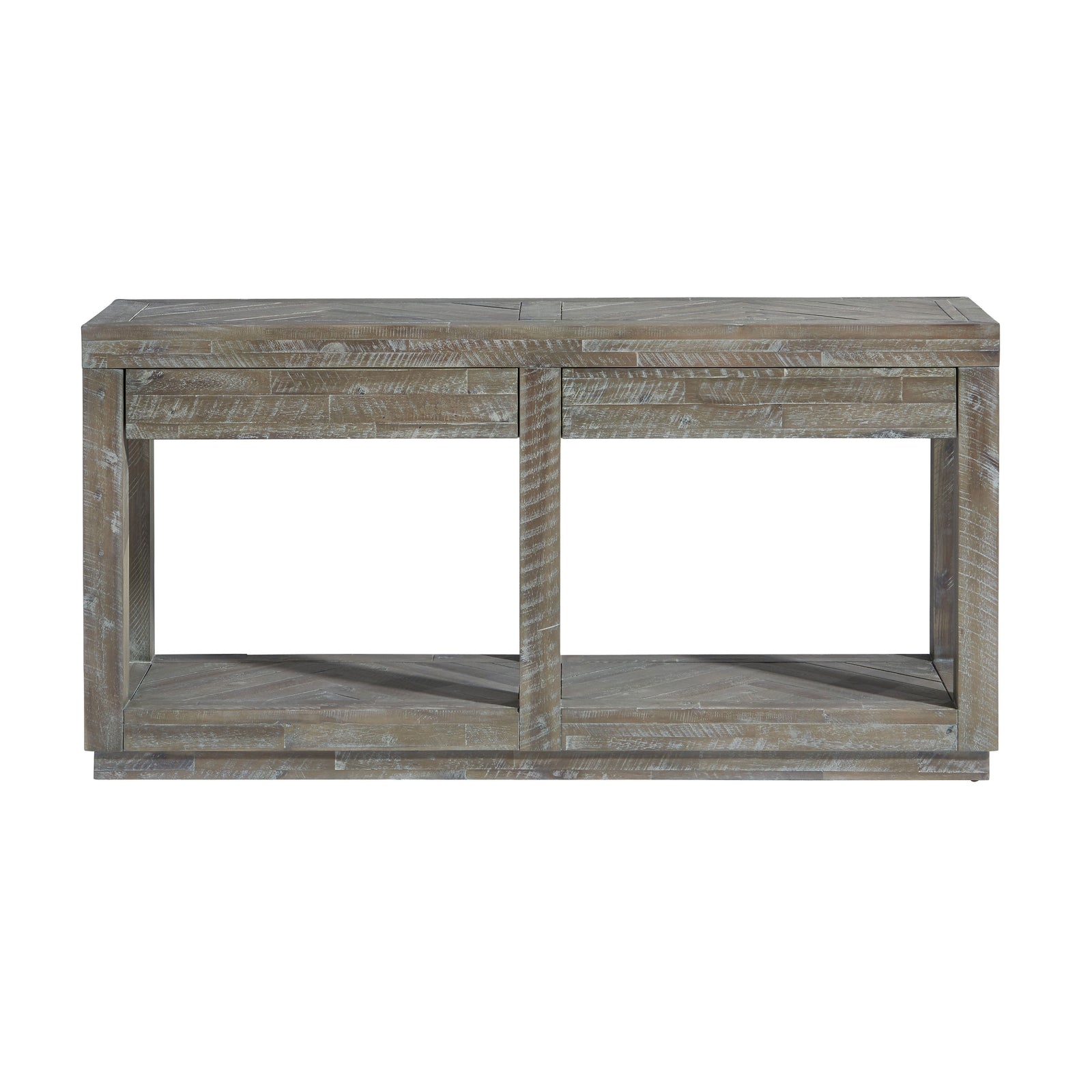 herringbone-solid-wood-two-drawer-console