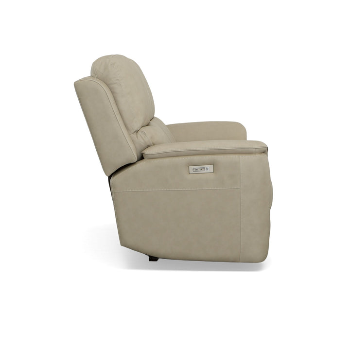 Flexsteel 1041-60PH-94680 Henry  Power Reclining Loveseat With Power Headrests & Lumbar  Beige