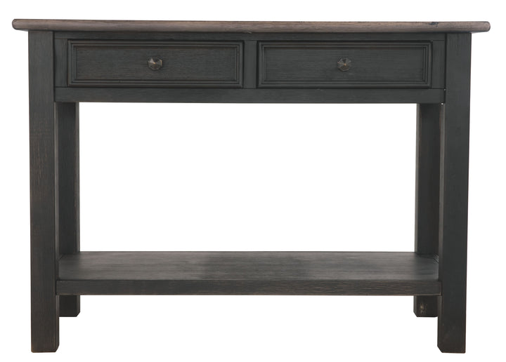 Tyler Creek - Sofa Table - Grayish Brown / Black