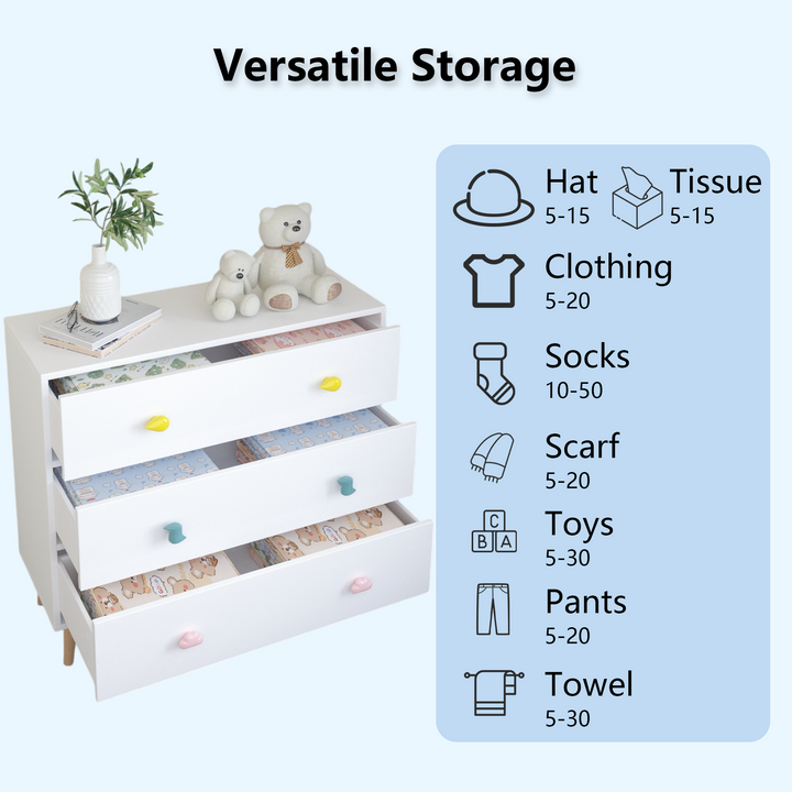 kids-3-drawer-dresser-baby-storage-cabinet-for-nursery-white
