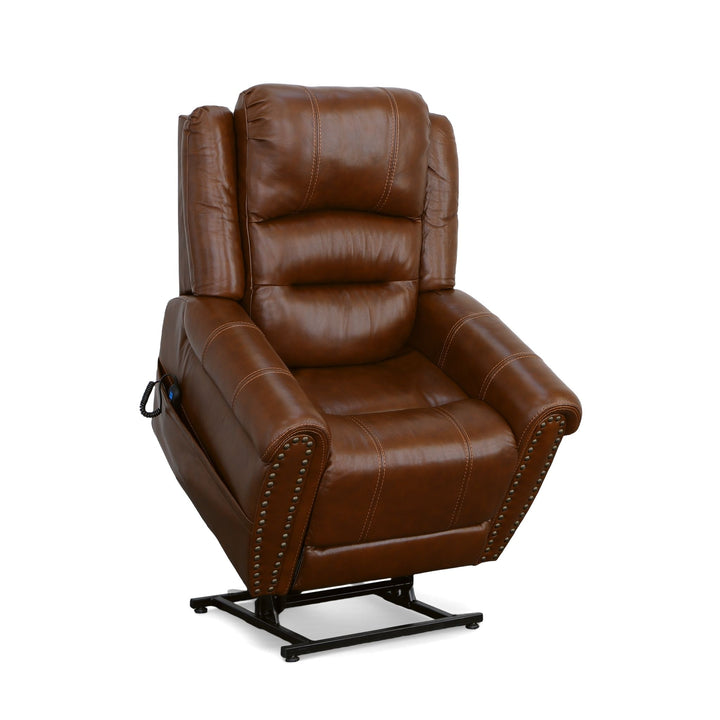 Oscar Leather Power Lift Recliner with Right