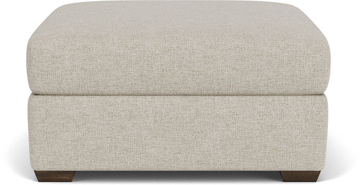 Randall  Square Cocktail Ottoman  White